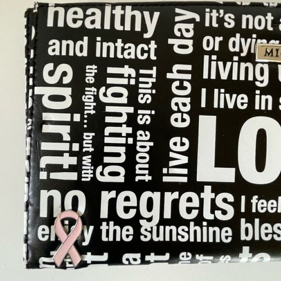 MICHE Classic Bag Shell Breast Cancer Awareness White Black Retired EUC - Picture 3 of 9